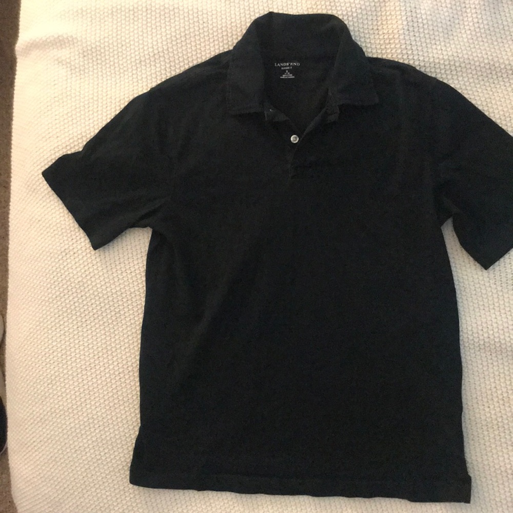 Navy blue polo shirt